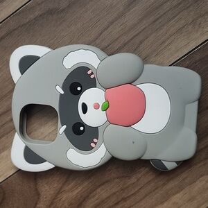 🔥Cute Fun Raccoon IPhone 15 Phone Case